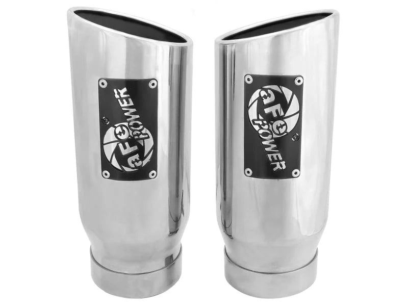 afe MACH Force-Xp Universal Exhaust Tip 4 IN Inlet x 5 IN Outlet x 12 IN L - Additional View 6