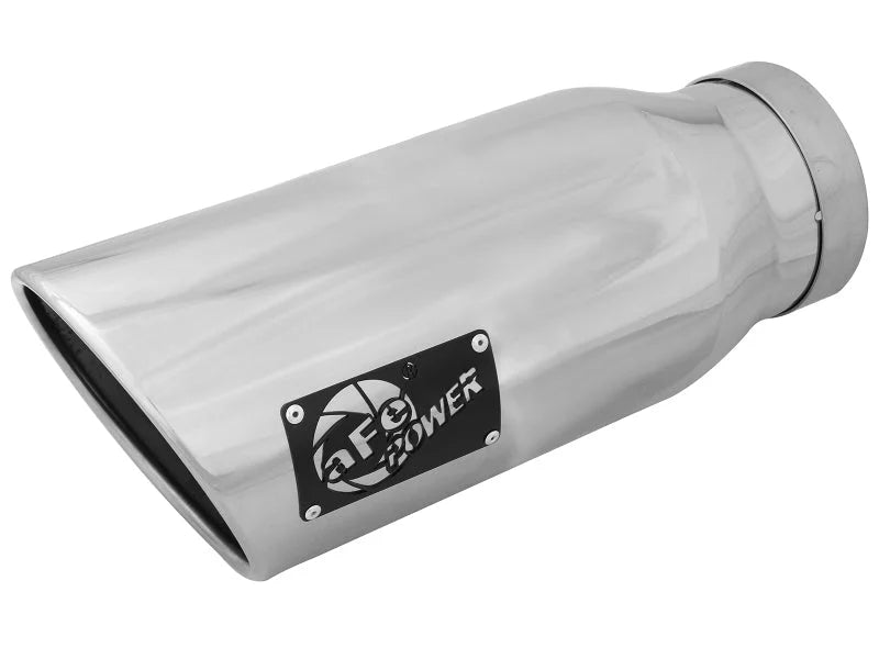 afe MACH Force-Xp Universal Exhaust Tip 4 IN Inlet x 6 IN Outlet x 15 IN L - Main Product View