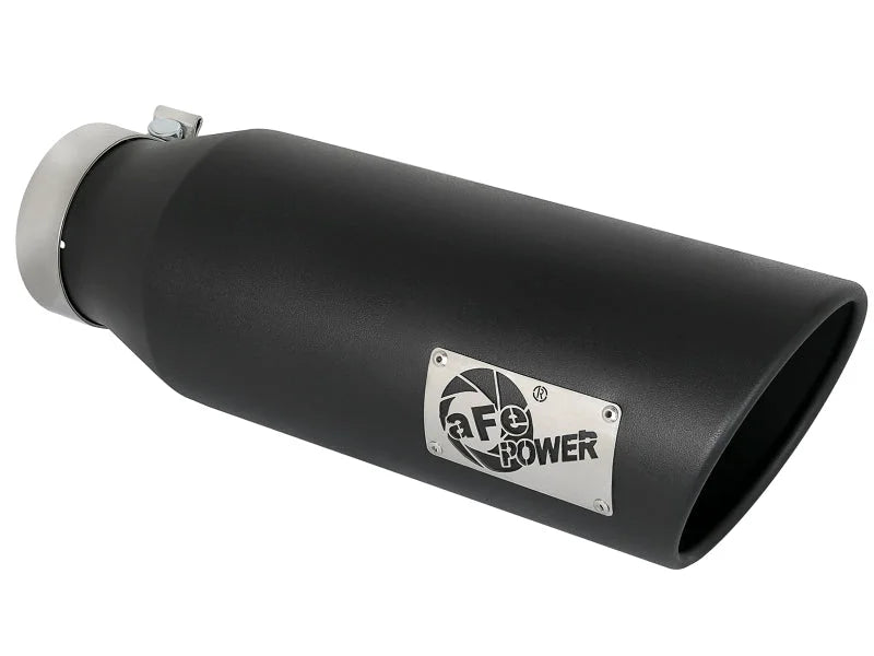 afe MACH Force-Xp Universal Exhaust Tip 4 IN Inlet x 6 IN Outlet x 18 IN L - Main Product View