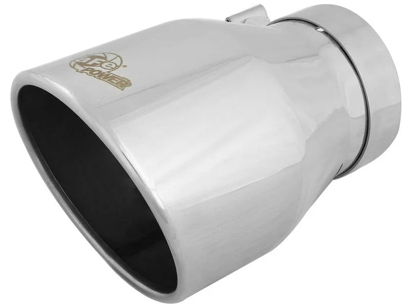 afe MACH Force-Xp Universal Exhaust Tip 4 IN Inlet x 6 IN Outlet x 9 IN L - Main Product View
