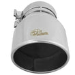 Load image into Gallery viewer, afe MACH Force-Xp Universal Exhaust Tip 4 IN Inlet x 6 IN Outlet x 9 IN L - Installation View