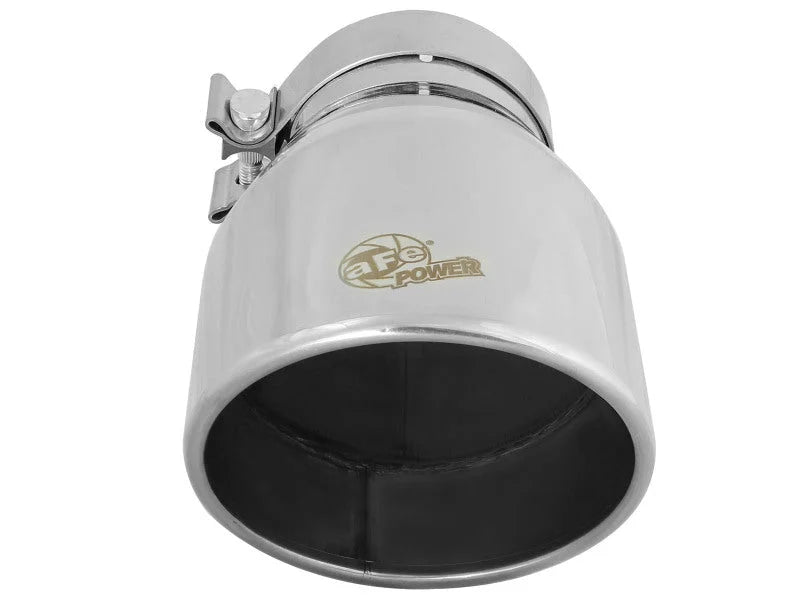 afe MACH Force-Xp Universal Exhaust Tip 4 IN Inlet x 6 IN Outlet x 9 IN L - Installation View