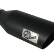 Load image into Gallery viewer, afe MACH Force-Xp Universal Exhaust Tip 4 IN Inlet x 7 IN Outlet x 18 IN L - Main Product View