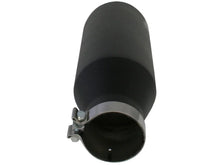 Load image into Gallery viewer, afe MACH Force-Xp Universal Exhaust Tip 4 IN Inlet x 7 IN Outlet x 18 IN L - Side View
