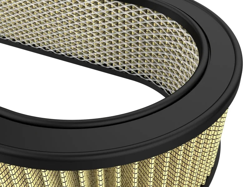 afe Magnum FLOW Custom Air Filter 18-1/8 IN L x 7-1/4 IN W x 4 IN H w/ Expanded Metal - Back View