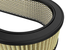Load image into Gallery viewer, afe Magnum FLOW Custom Air Filter 18-1/8 IN L x 7-1/4 IN W x 4 IN H w/ Expanded Metal - Back View