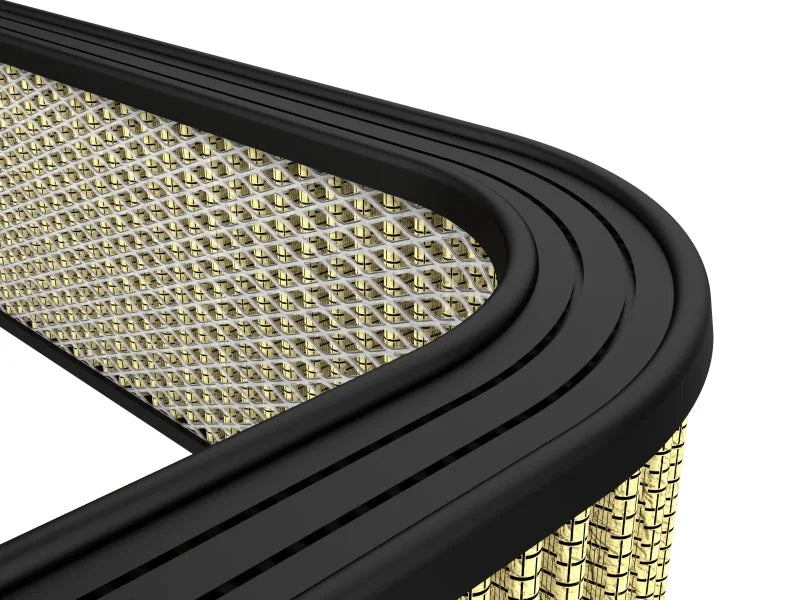 afe Magnum FLOW Custom Air Filter 20-1/4 IN L x 16-3/8 IN W x 5-1/4 IN H w/ Expanded Metal - Back View