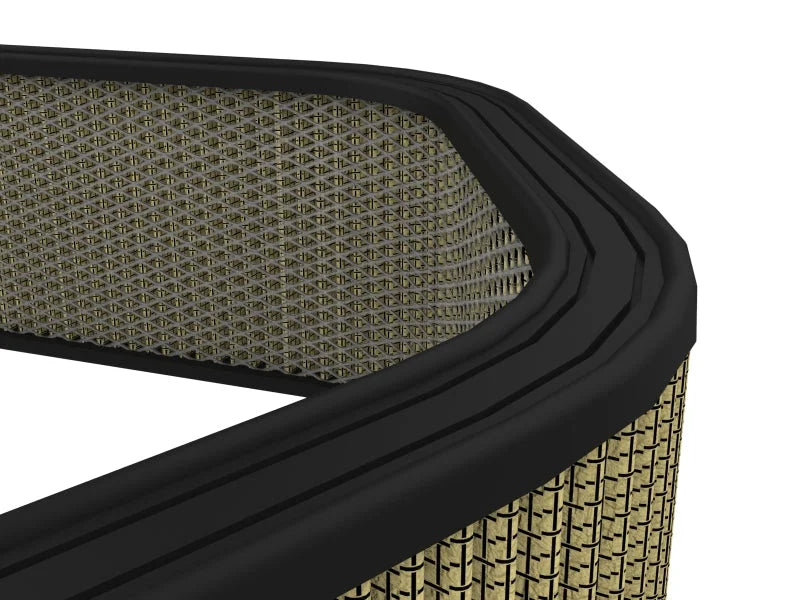 afe Magnum FLOW Custom Air Filter 20 IN L x 20 IN W x 5.82 IN H w/ Expanded Metal - Side View