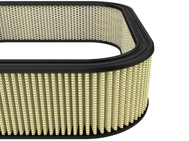 afe Magnum FLOW Custom Air Filter 20.6 IN L x 20.6 IN W x 5.22 IN H w/ Expanded Metal - Back View
