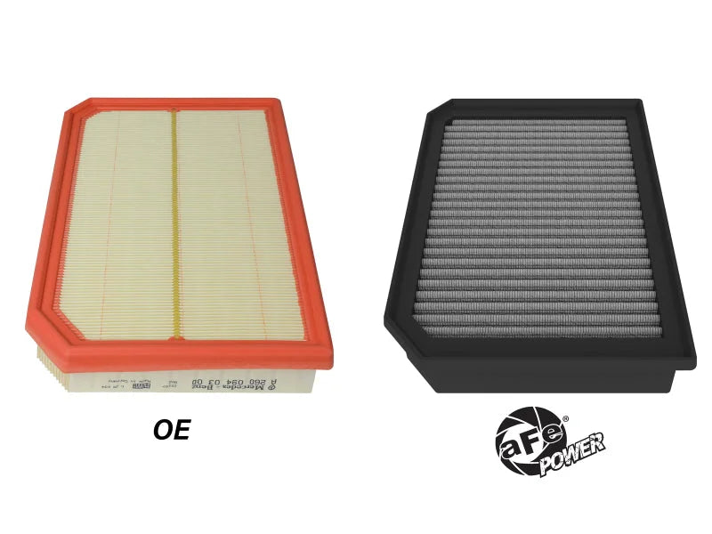 afe Magnum FLOW OE Replacement Air Filter Mercedes-Benz CLA35 AMG 20-24 L4-2.0L (t) - Installation View