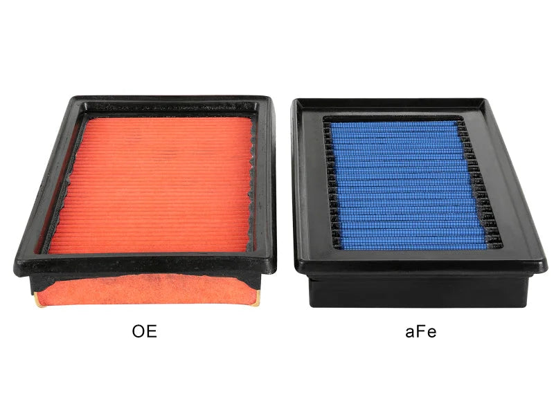 afe Magnum FLOW OE Replacement Air Filter Nissan Cube/Versa/NV200 07-18 L4-1.6L/1.8L/2.0L - Side View