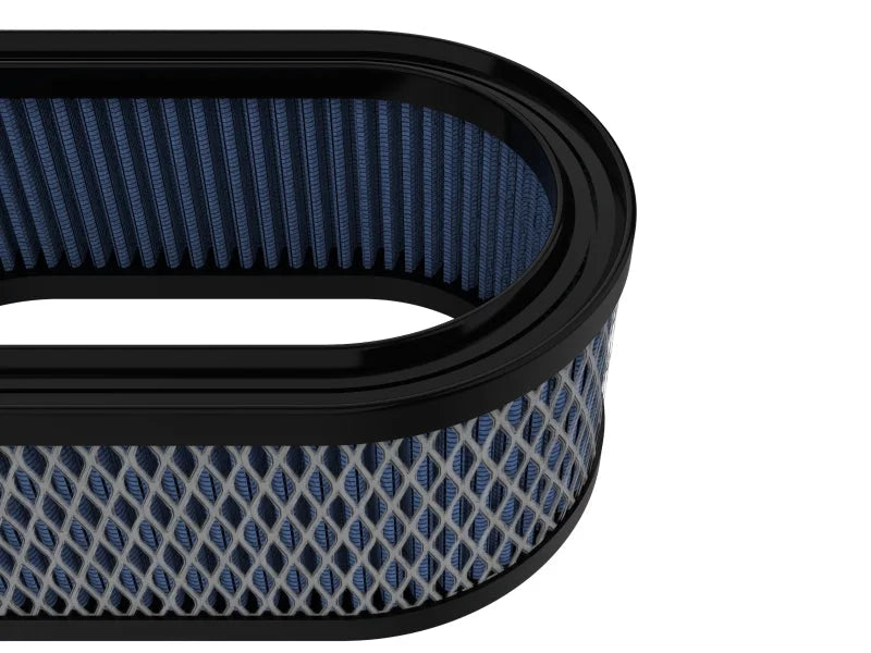 afe Magnum FLOW Round Racing Air Filter Fits Weber IDA 48 Carburetors (3-1/4 IN Height) - Back View