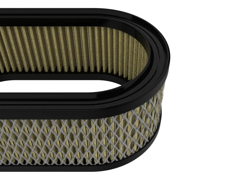 afe Magnum FLOW Round Racing Air Filter Fits Weber IDA 48 Carburetors (3-1/4 IN Height) - Side View