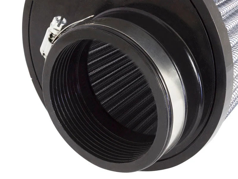 afe Magnum FLOW Universal Air Filter 3 IN F (offset) x 6 IN B x 4-3/4 IN T x 6 IN H - Side View