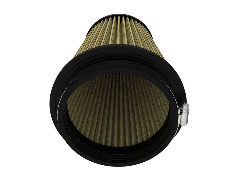 afe Magnum FLOW Universal Air Filter 5 IN F X 6-1/2 IN B X 4-3/4 IN T X 8 IN H - Side View