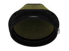 Load image into Gallery viewer, afe Magnum FLOW Universal Air Filter (7-1/2x5-1/2) IN F x (9-1/4x7-1/4) IN B x (6x4) IN T x 9 IN - Back View