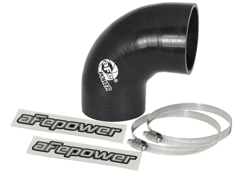afe Magnum FORCE Intake Coupling Kit (2-3/4 IN ID x 5 IN L x 90 Deg.) Elbow Coupler - Black - Main Product View