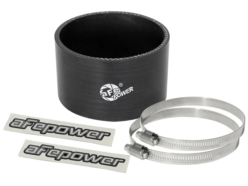 afe Magnum FORCE Intake Coupling Kit (3-1/4 IN ID x 2 IN L) Straight Coupler - Black - Main Product View