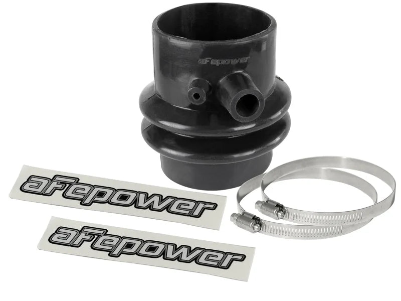 afe Magnum FORCE Intake Coupling Kit (3-1/4 IN ID x 4-1/2 IN L) Straight Bellow-Coupler - Black - Main Product View