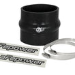 Load image into Gallery viewer, afe Magnum FORCE Intake Coupling Kit (3-1/4IN ID to 3-1/8IN ID x 3IN L)Straight Coupler w Hump Black - Main Product View
