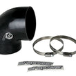 Load image into Gallery viewer, afe Magnum FORCE Intake Coupling Kit (3-3/4 IN ID to 3-1/2 IN ID x 90 Deg.) Elbow Coupler - Black - Main Product View