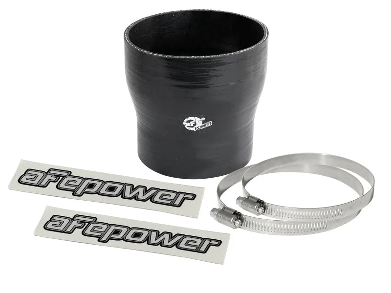 afe Magnum FORCE Intake Coupling Kit (3 IN ID to 2-1/2 IN ID x 3 IN L) Straight Coupler - Black - Main Product View