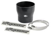 Load image into Gallery viewer, afe Magnum FORCE Intake Coupling Kit (3 IN ID to 2-1/2 IN ID x 3 IN L) Straight Coupler - Black - Main Product View