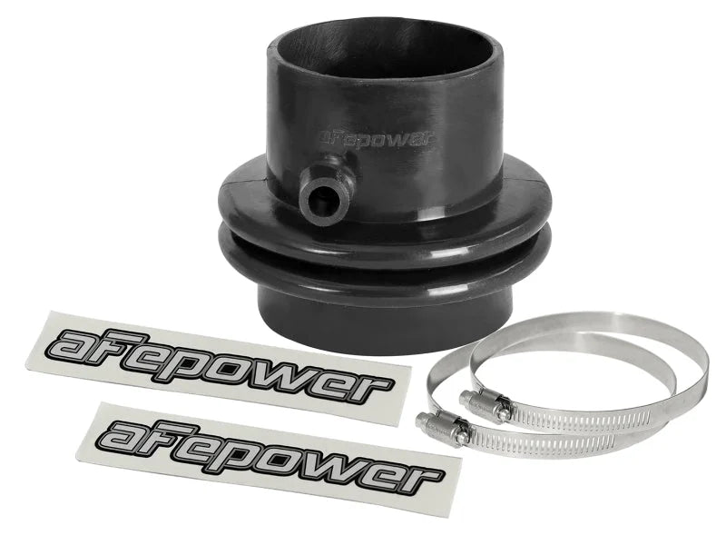 afe Magnum FORCE Intake Coupling Kit (3 IN ID to 2-3/4 IN ID x 3 IN L) Straight Bellow- Black - Main Product View