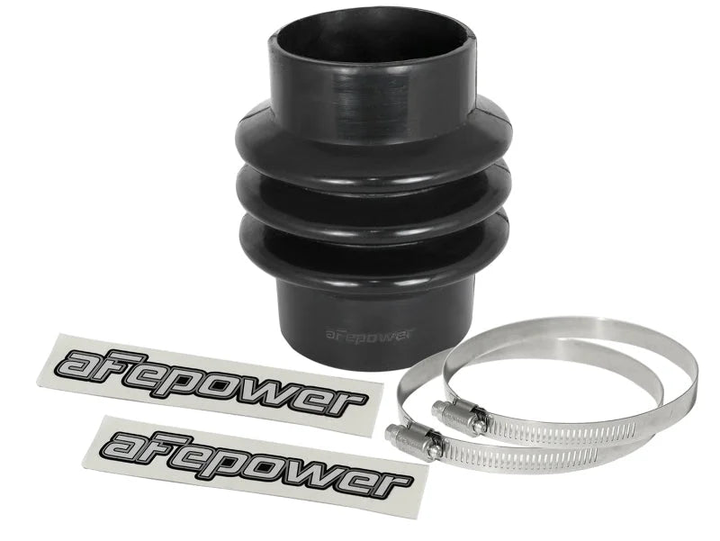 afe Magnum FORCE Intake Coupling Kit (3 IN ID to 3-1/8 IN ID x 4-3/4 IN L) Straight Black - Main Product View