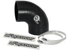 Load image into Gallery viewer, afe Magnum FORCE Intake Coupling Kit (3 IN ID x 90-Deg.) Elbow Coupler - Black - Main Product View