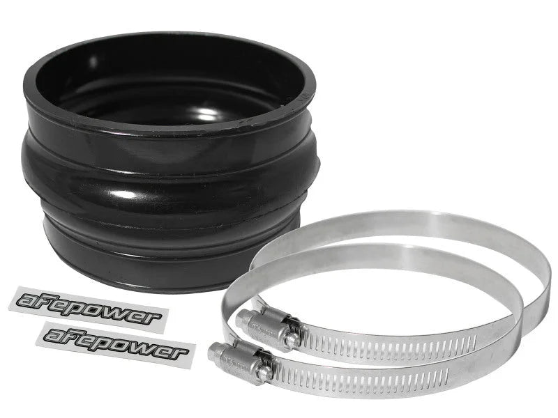 afe Magnum FORCE Intake Coupling Kit (4-1/2 IN ID x 3 IN L) Straight Coupler w/ Hump - Black - Main Product View