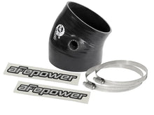 Load image into Gallery viewer, afe Magnum FORCE Intake Coupling Kit (4-3/8 IN ID to 3-3/4 IN ID x 30 Deg.) Elbow Coupler - Black - Main Product View