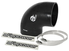 Load image into Gallery viewer, afe Magnum FORCE Intake Coupling Kit (4 IN ID to 3-4/5 IN ID x 90 Deg.) Elbow Coupler - Black - Main Product View