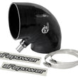 Load image into Gallery viewer, afe Magnum FORCE Intake Coupling Kit (4 IN ID to 4-1/4 IN ID x 90 Deg.) Elbow Coupler - Black - Main Product View