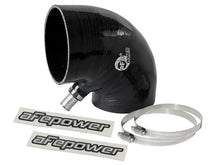 Load image into Gallery viewer, afe Magnum FORCE Intake Coupling Kit (4 IN ID to 4-1/4 IN ID x 90 Deg.) Elbow Coupler - Black - Main Product View