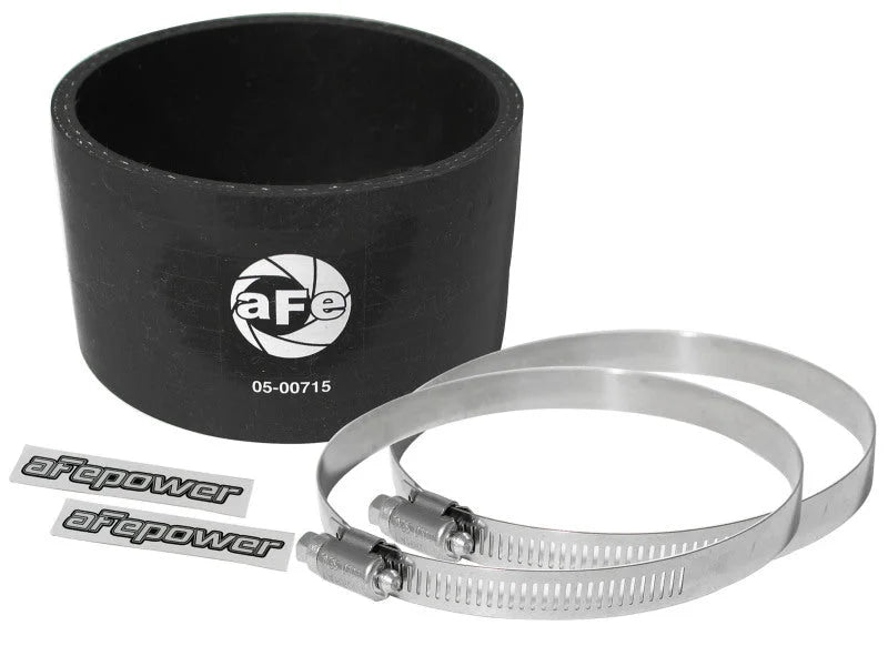 afe Magnum FORCE Intake Coupling Kit (4 IN ID x 2-1/2 IN L) Straight Coupler - Black - Main Product View