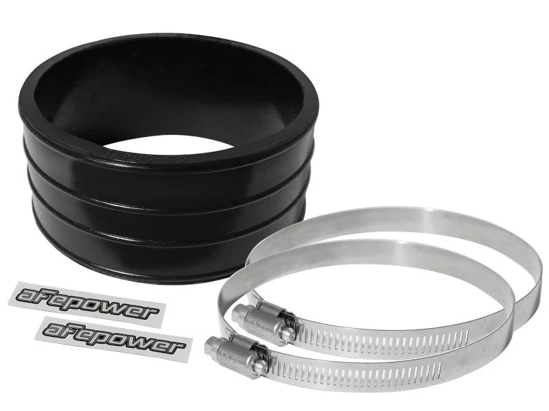 afe Magnum FORCE Intake Coupling Kit (4 IN ID x 2 IN L) Straight Coupler - Black - Main Product View