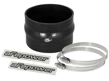 Load image into Gallery viewer, afe Magnum FORCE Intake Coupling Kit (4 IN ID x 3 IN L) Straight Coupler w/ Hump - Black - Main Product View
