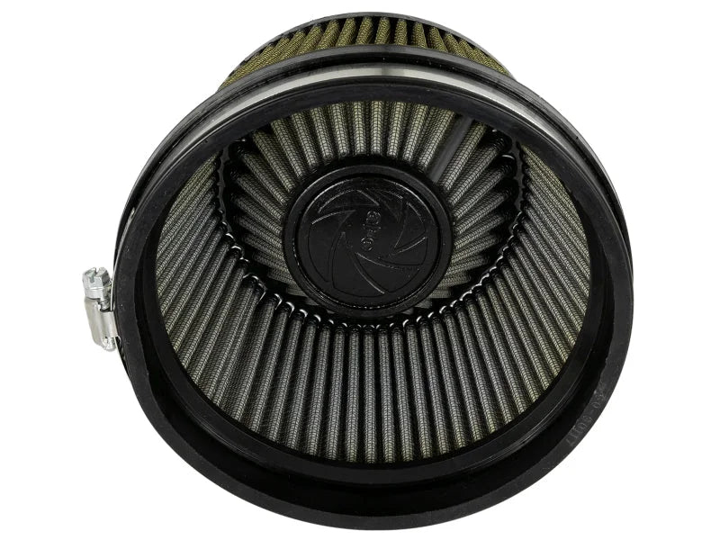 afe Magnum FORCE Intake Replacement Air Filter 6 IN F x 7 IN B x 5-1/2 IN T (Inverted) x 3-7/8 IN H - Back View