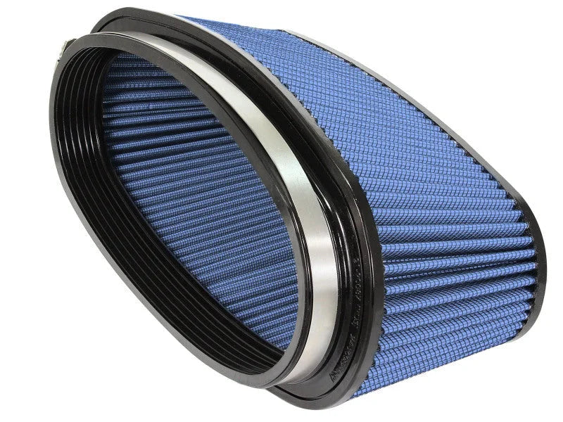 afe Magnum FORCE Intake Rplcmnt Air Filter (11-3/8x4)IN F x(14x5-1/2)IN B x(12x3-1/2)IN T x 5 IN H - Back View