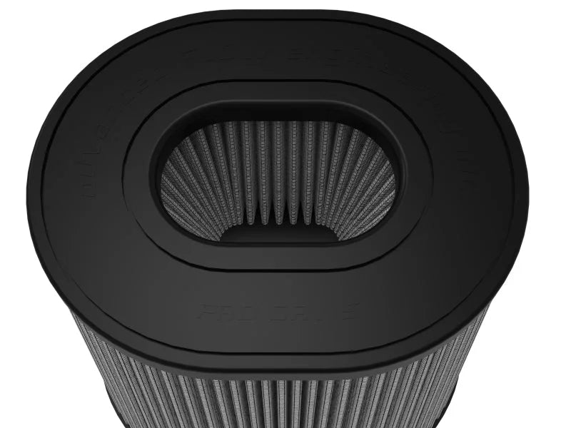 afe Magnum FORCE Intake Rplcmnt Air Filter 4-1/2 IN F x(8x6-1/2)IN B x(6-3/4x5-1/2)IN T x8 IN H - Side View