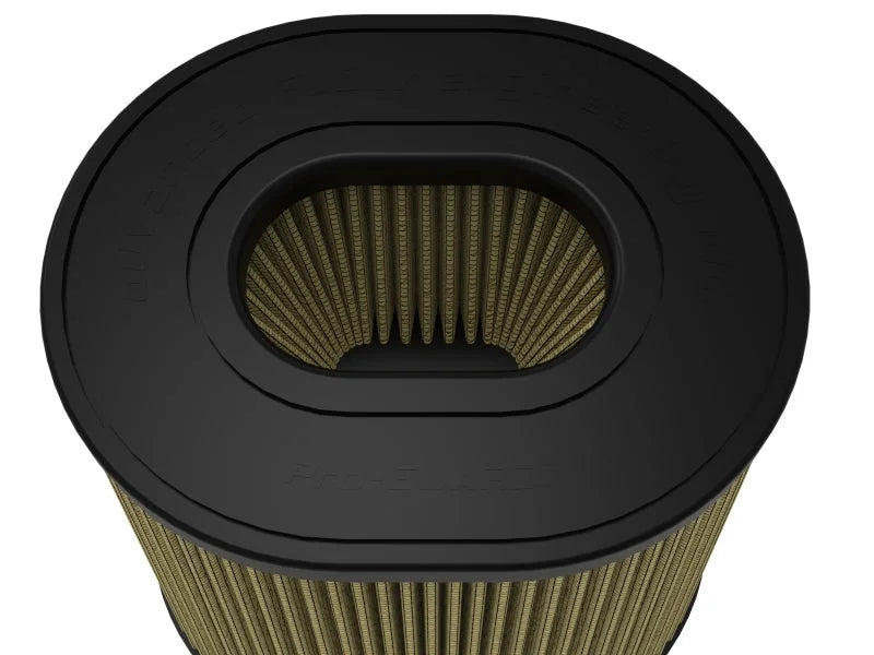 afe Magnum FORCE Intake Rplcmnt Air Filter 4-1/2 IN F x(8x6-1/2)IN B x(6-3/4x5-1/2)IN T x8 IN H - Back View