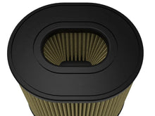 Load image into Gallery viewer, afe Magnum FORCE Intake Rplcmnt Air Filter 4-1/2 IN F x(8x6-1/2)IN B x(6-3/4x5-1/2)IN T x8 IN H - Back View