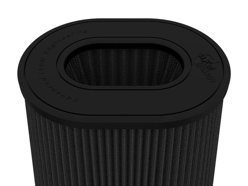 afe Magnum FORCE Intake Rplcmnt Air Filter 5-1/2 IN F x (10x8) IN B x (8x6) T (Inverted) x 9 IN H - Side View