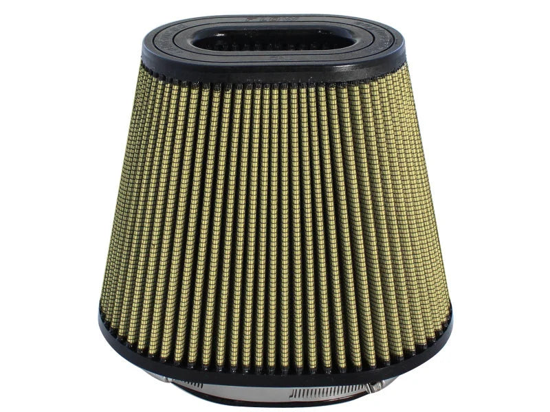afe Magnum FORCE Intake Rplcmnt Air Filter (5-1/4x7)IN F x (6-3/8x10)IN B x (4-1/2x6-3/4)IN Tx8IN H - Main Product View