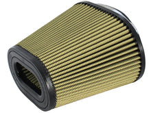 Load image into Gallery viewer, afe Magnum FORCE Intake Rplcmnt Air Filter (5-1/4x7)IN F x (6-3/8x10)IN B x (4-1/2x6-3/4)IN Tx8IN H - Back View