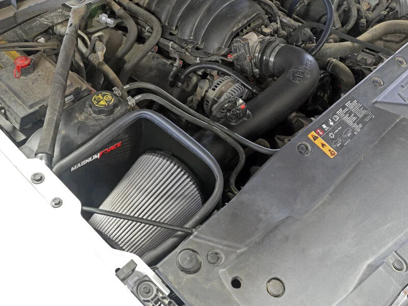 afe Magnum FORCE Open Element Intake GM Silv/Sierra 1500 14-18 / Silv LD/Sierra Limited 2019 V8 - Side View