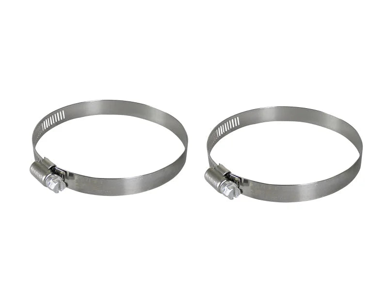 afe Magnum FORCE Replacement Clamp Kit SAE 056 (3-1/16 IN ID to 4 IN ID Range) Pair - Main Product View
