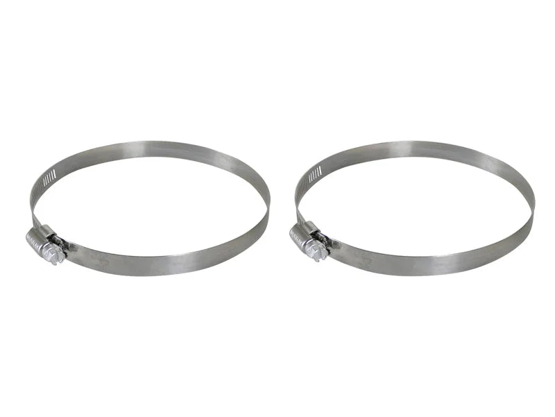 afe Magnum FORCE Replacement Clamp Kit SAE 140 (6-1/8 IN ID to 9-1/4 IN ID Range) Pair - Main Product View
