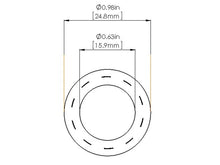 Load image into Gallery viewer, afe Magnum FORCE Replacement Fuel Hose 5/8 IN ID x 36 IN L - Back View
